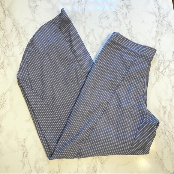 Anthropologie DREW Whitney Pant Striped Blue Small - Picture 2 of 11